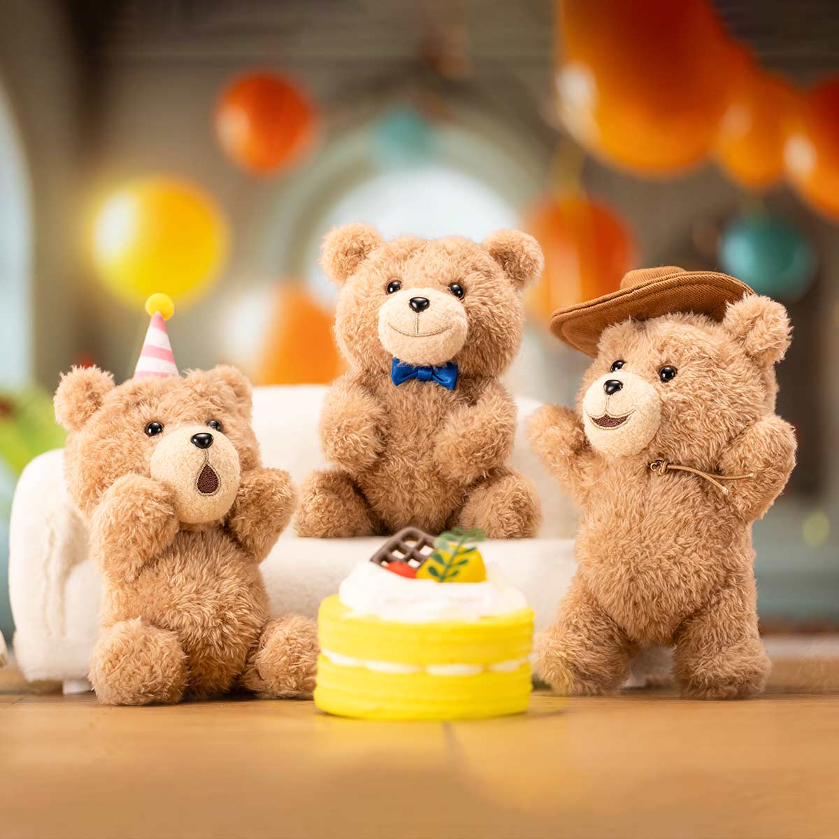 Pop Mart Ted2 Teddy Bear Action Plush Pendant