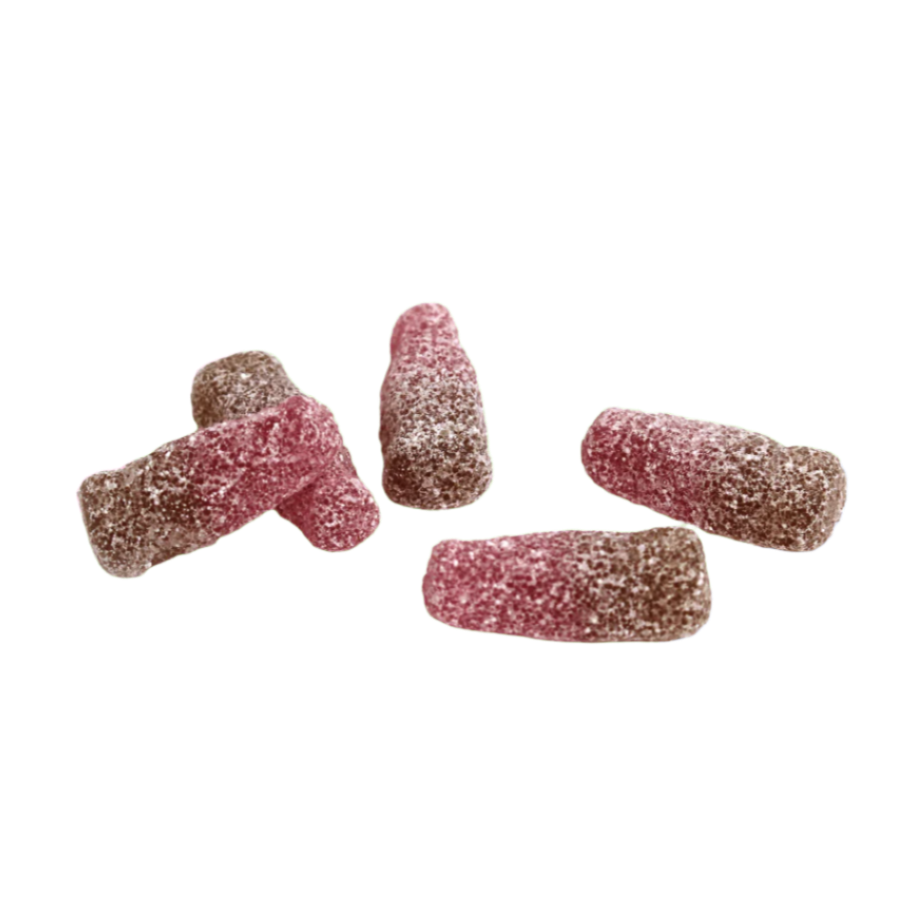 Vegan Fizzy Cherry Cola Bottles