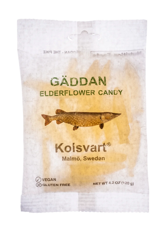 Kolsvart Elderflower Gummy Candy Fish