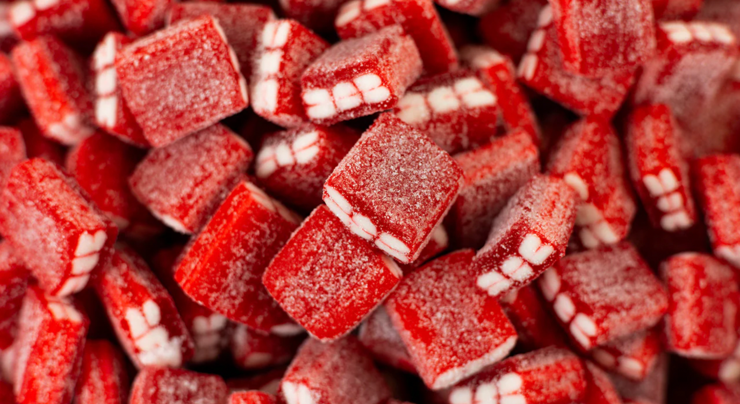Sour Strawberry Bricks Swedish Candy