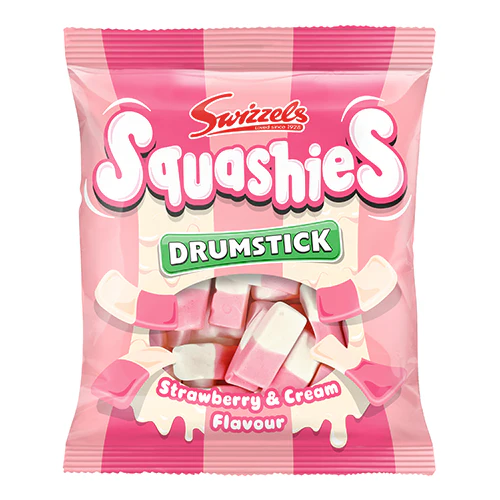 Squashies Strawberry & Cream 140g
