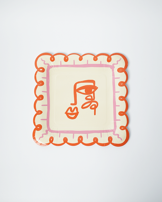 Art Party Dinner Plates (x 12)