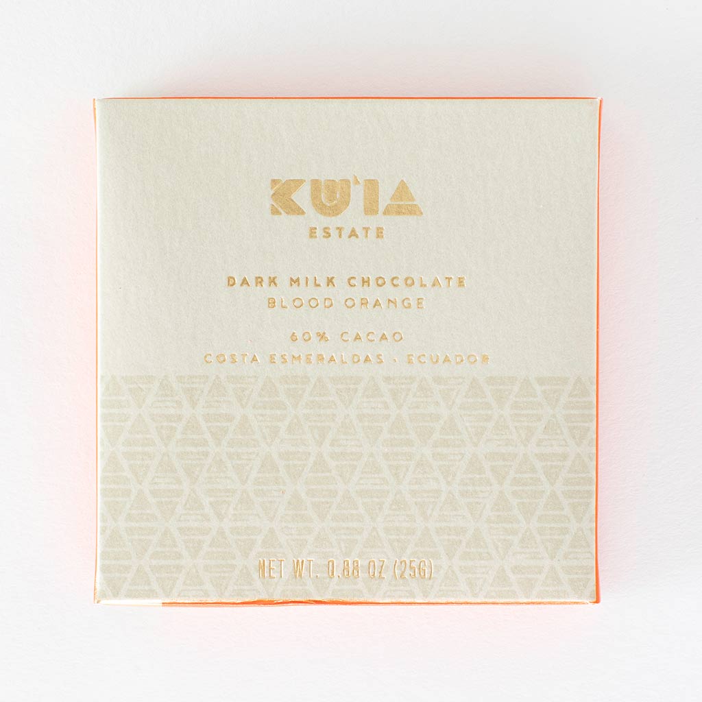 Blood Orange Dark Milk Chocolate Bar
