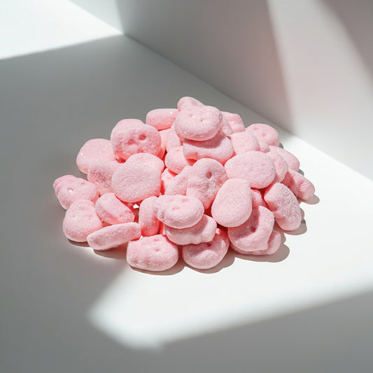 Foamy Swedish Sour Strawberry Skulls