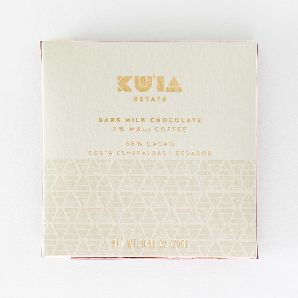 Maui Mokka® Coffee Dark Milk Chocolate Bar