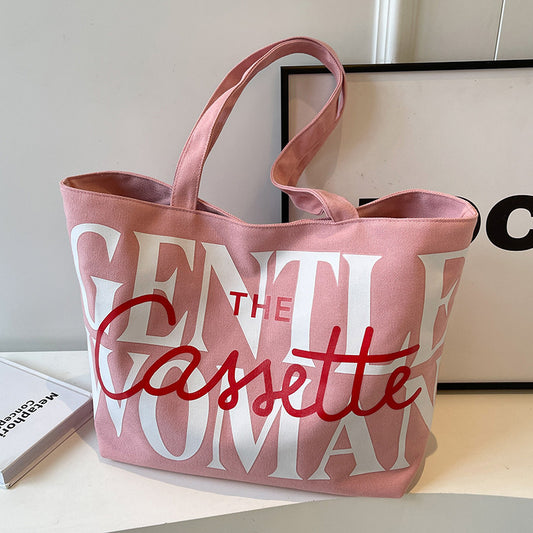 The Gentle Woman Letter Printed Tote