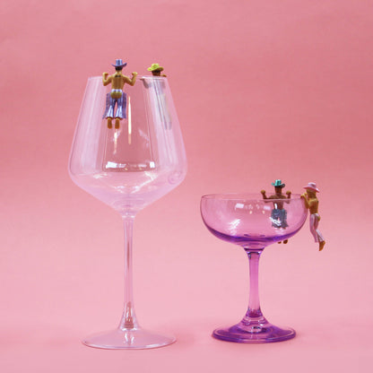 Disco Cowboy Drink Charms/Markers (4-Pack)
