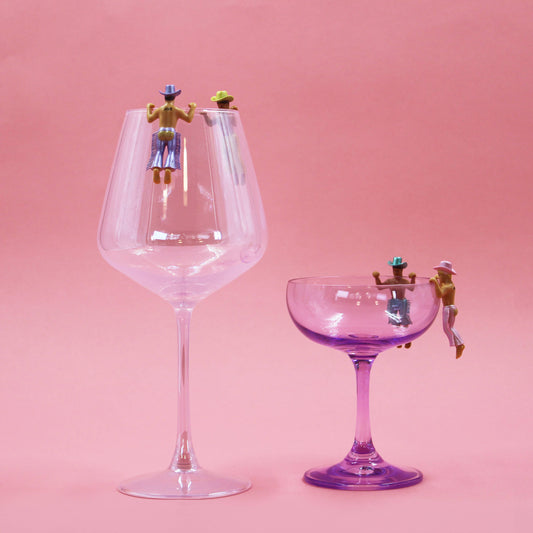 Disco Cowboy Drink Charms/Markers (4-Pack)