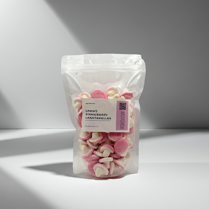 Chewy Strawberry Chanterelles Foam Mushrooms