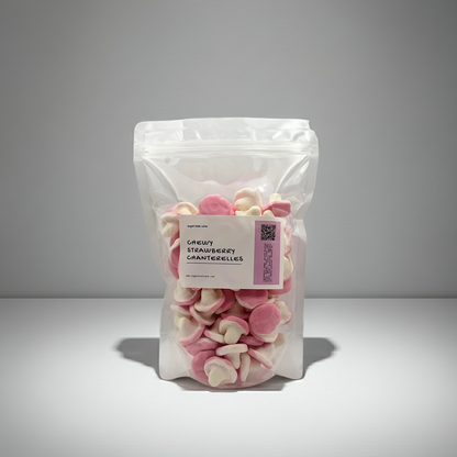 Chewy Strawberry Chanterelles Foam Mushrooms