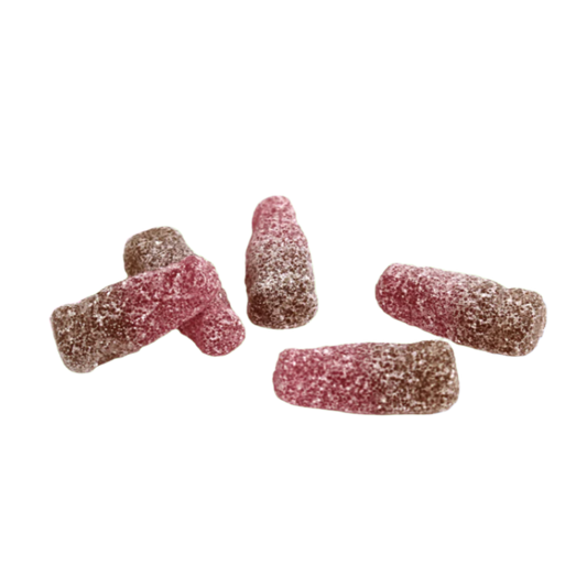 Vegan Fizzy Cherry Cola Bottles
