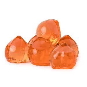 3D Filled Gummy Peaches