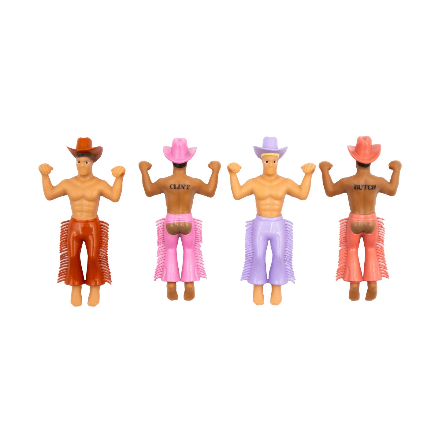 Western Drink Chaps Drink Charms/Markers (4-Pack)