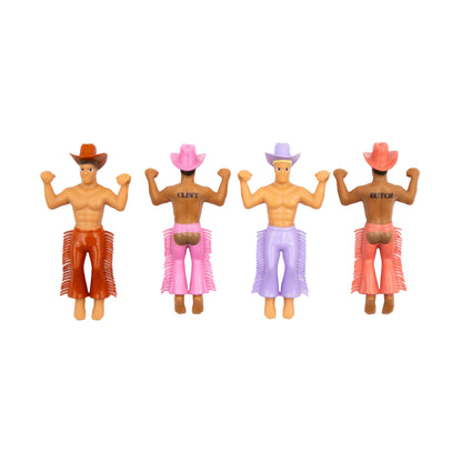 Western Drink Chaps Drink Charms/Markers (4-Pack)