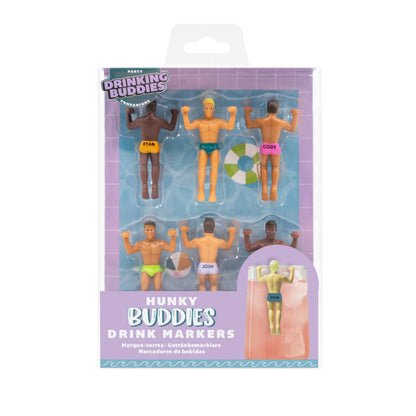 Drinking Buddies Drink Charms/Markers (6-Pack)