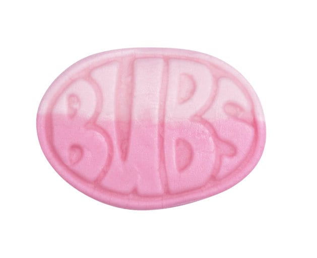 BUBS Wild Strawberry and Pomegranate Marshmallow Ovals Swedish Candy