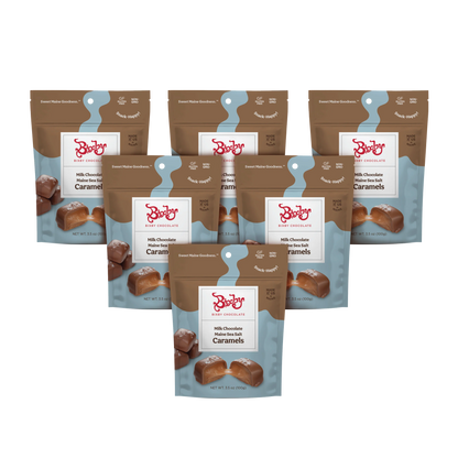 Milk Chocolate Sea Salt Caramels--6 Pouches