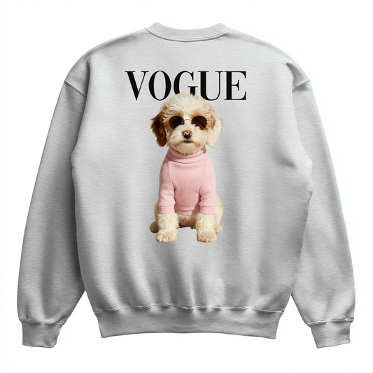 The Iconic Custom Pet Crewneck — Vogue Edition