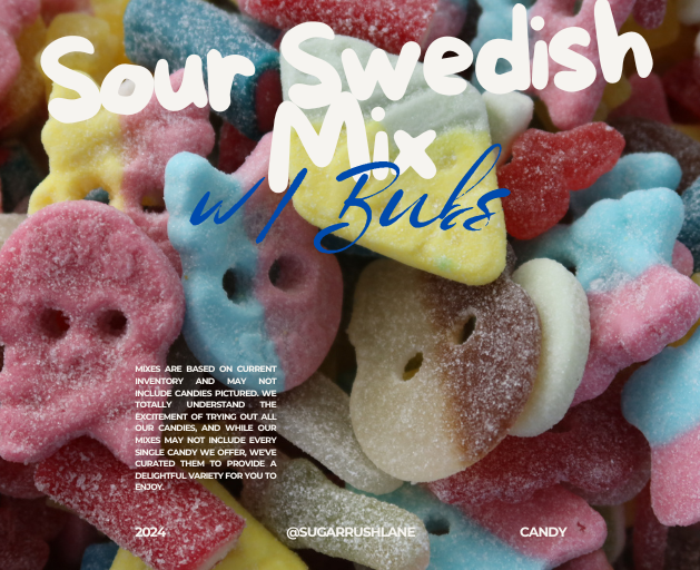 Mixed Sour Swedish Candy w/ Bubs
