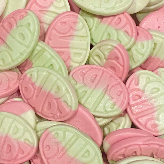 BUBS Watermelon Marshmallow Ovals
