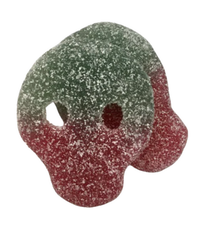 Sour Swedish Watermelon Skulls