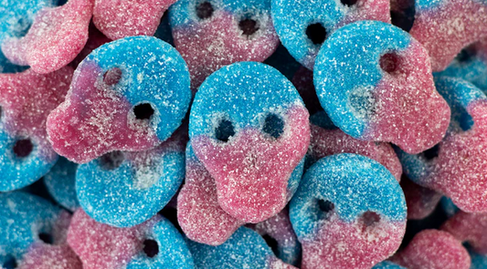 Sour Fizzy Bubblegum Skulls