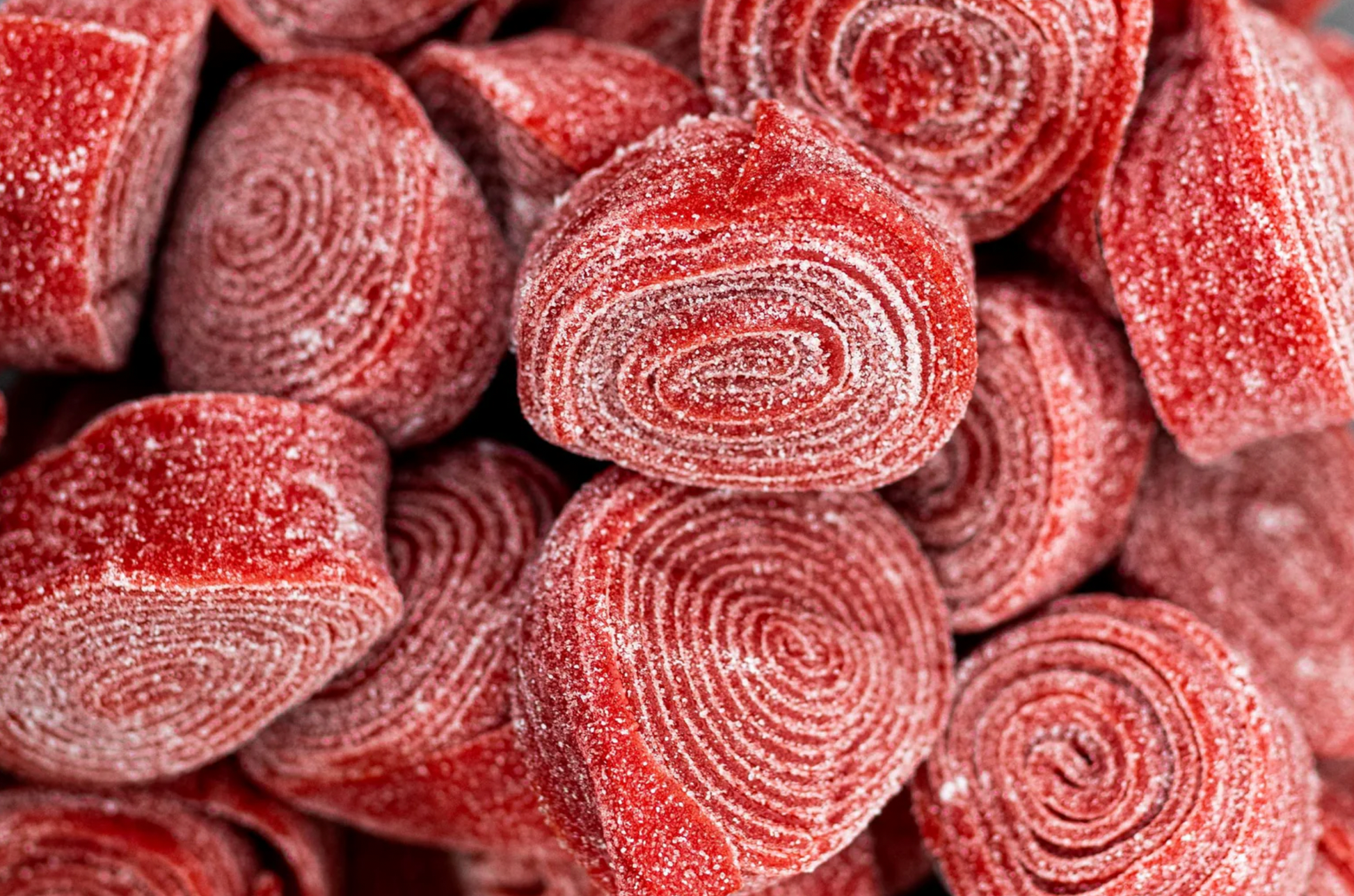 Swedish Strawberry Gummy Rolls