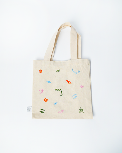 Mini Tote Bag (Art Party Theme)