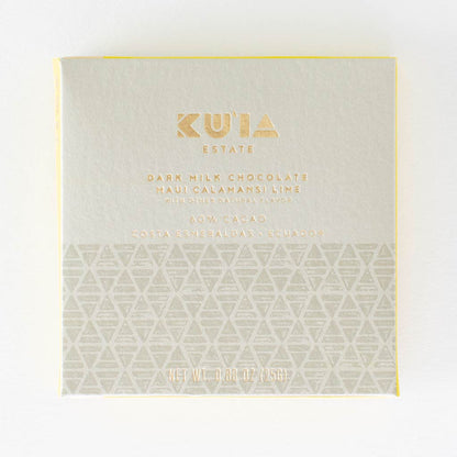 Calamansi Lime Dark Milk Chocolate Bar