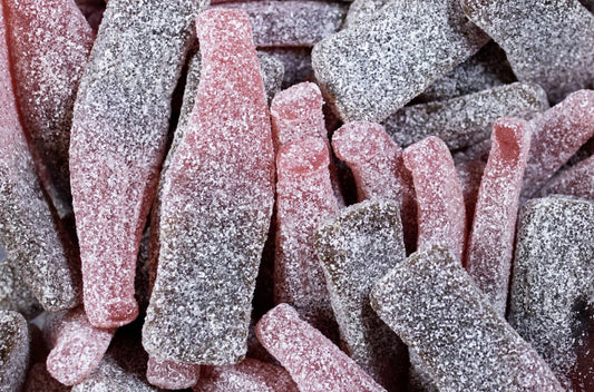 Sour Cherry Cola Bottles Swedish Candy