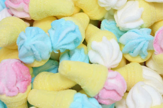 Marshmallow Ice Cream Cones