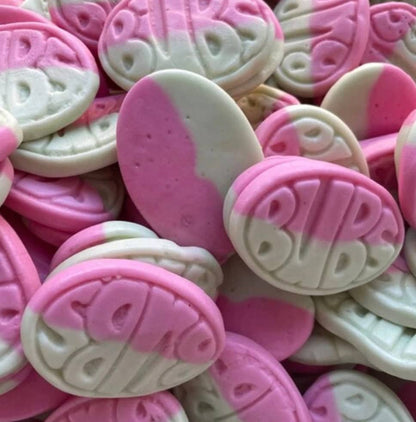 BUBS Retro Watermelon Marshmallow Ovals Swedish Candy