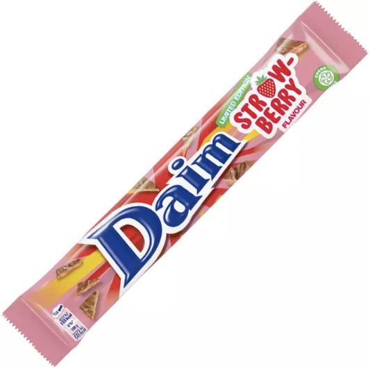 Daim Strawberry Limited Edition Swedish Candy/Chocolate