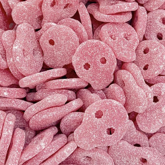 Sour Pink Swedish Skulls