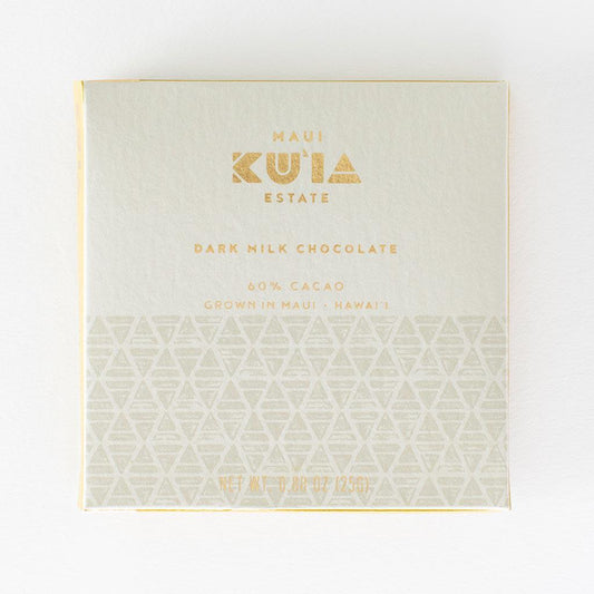 Maui Ku'ia Estate® Dark Milk Chocolate Bar