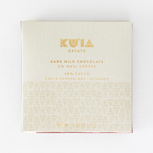 Maui Mokka® Coffee Dark Milk Chocolate Bar