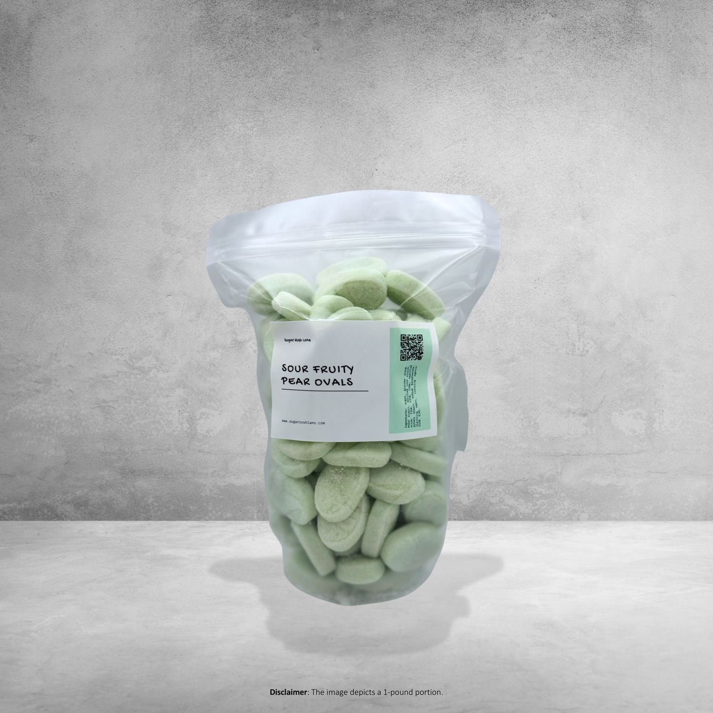BUBS Sour Fruity Pear Mini Foam Ovals
