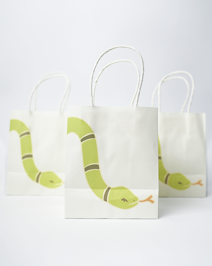 Sssssnake Catcher Paper Gift Bags (x 12)