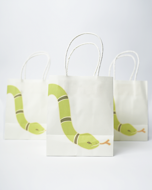 Sssssnake Catcher Paper Gift Bags (x 12)