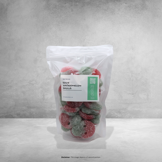 Sour Swedish Watermelon Skulls